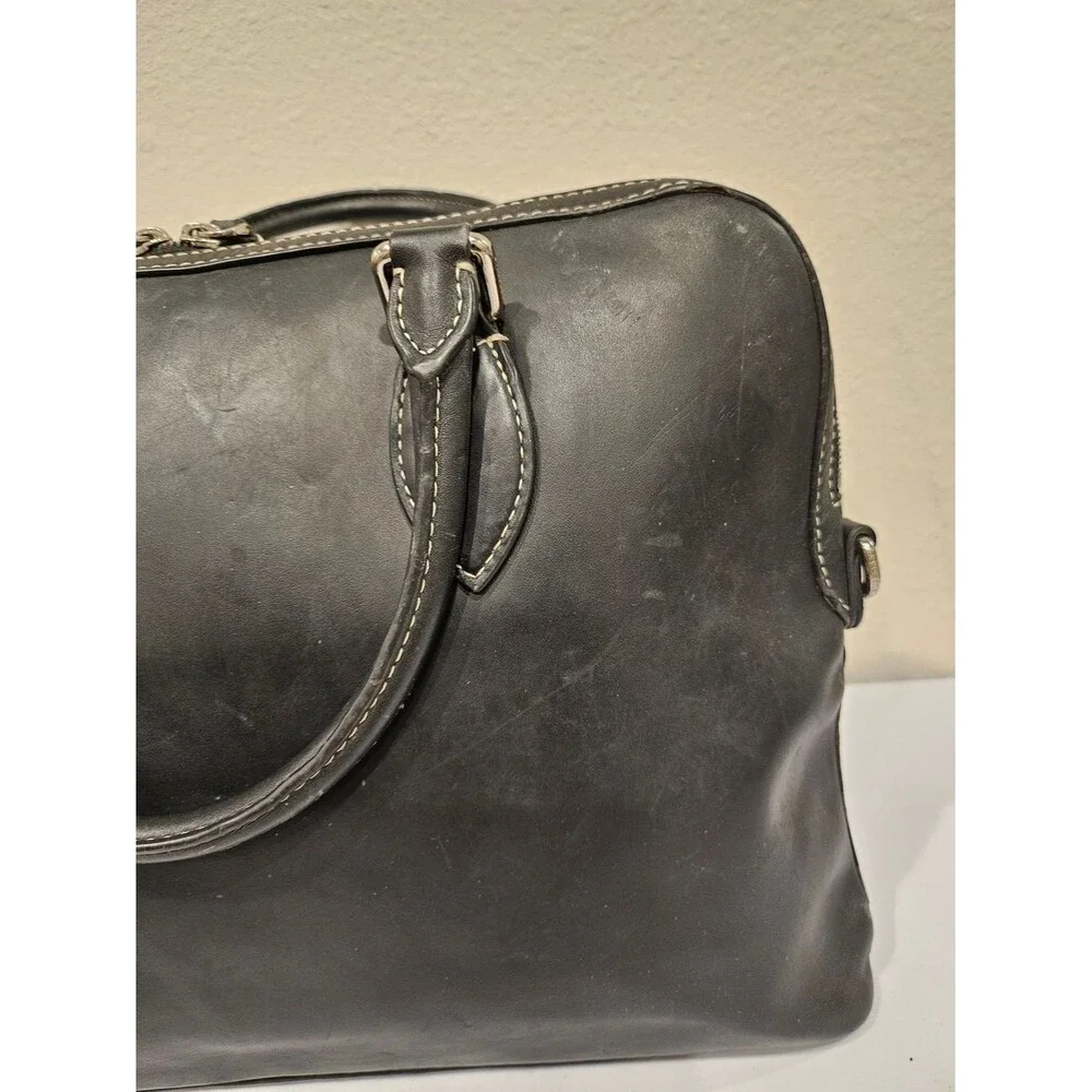 Burberry Heritage Grain Leather Briefcase